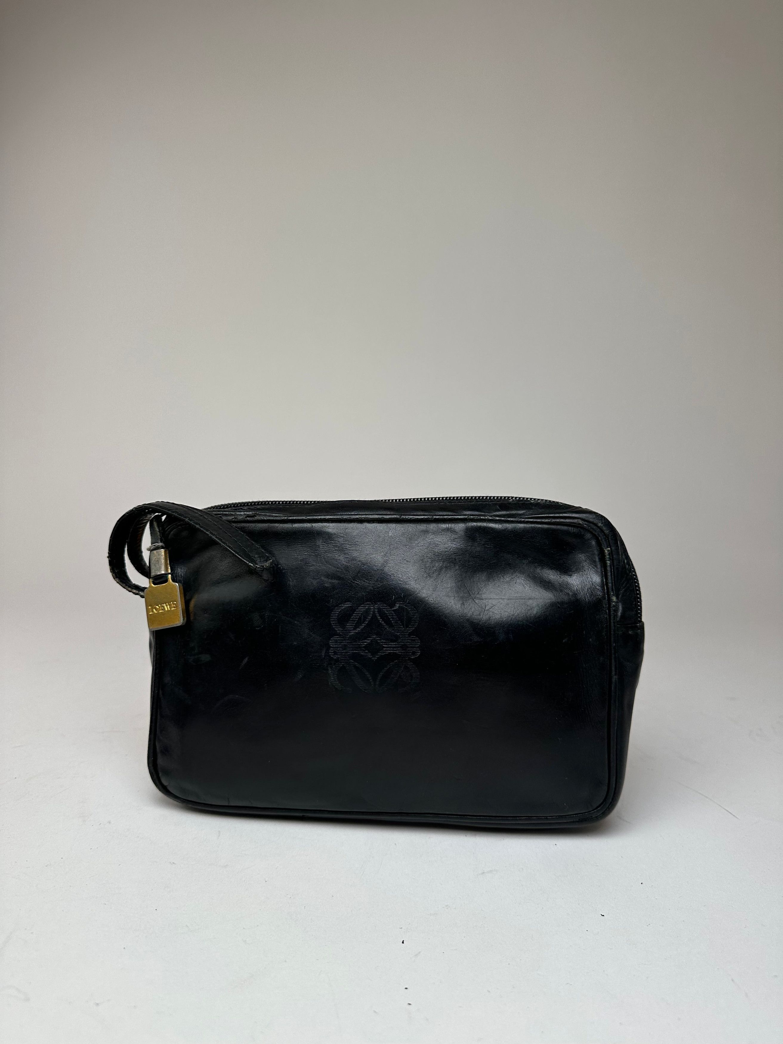 Loewe Vintage Madrid Leather Clutch Black Size ONE SIZE - 10 Thumbnail