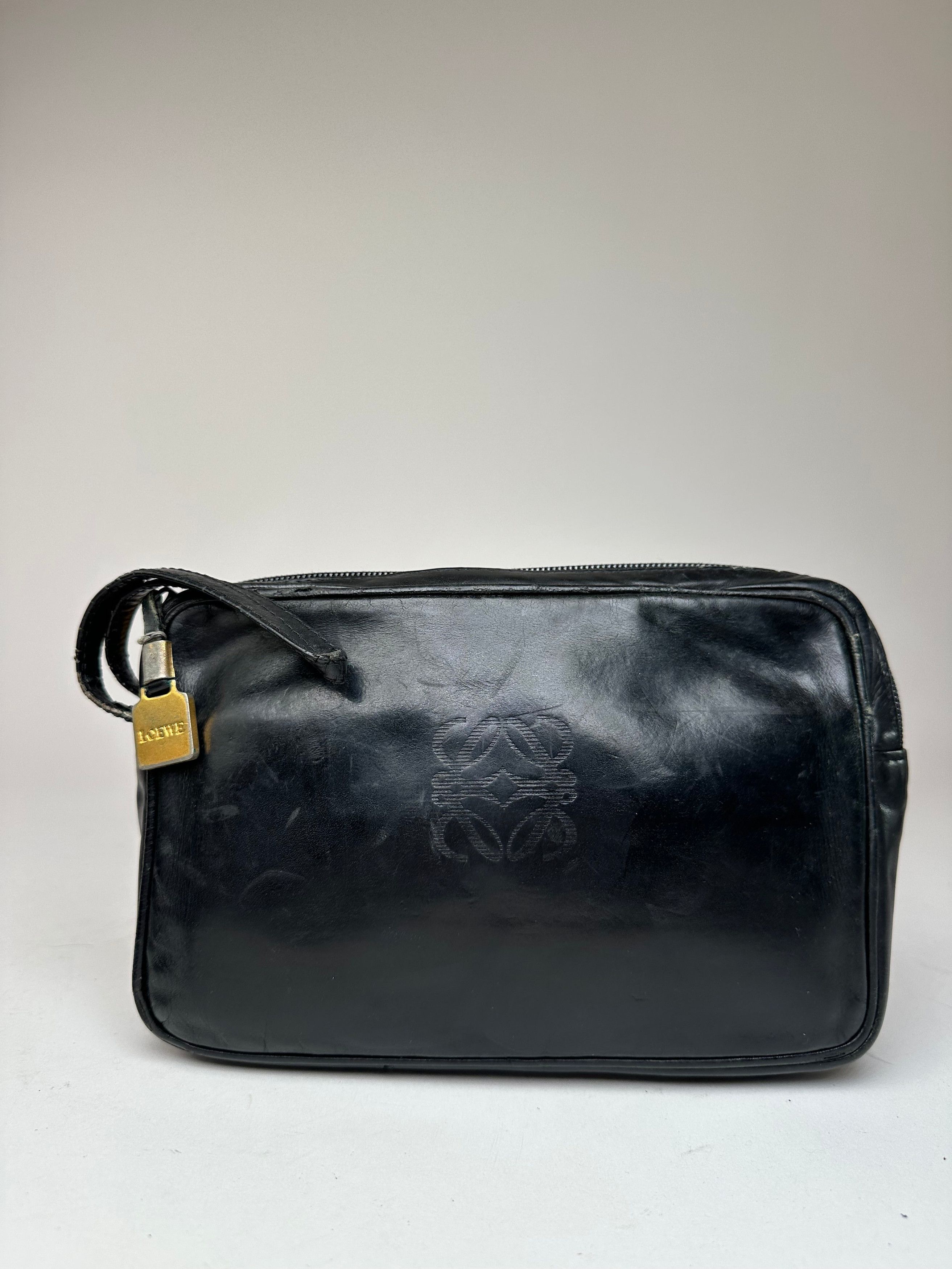 Loewe Vintage Madrid Leather Clutch Black Size ONE SIZE - 4 Thumbnail
