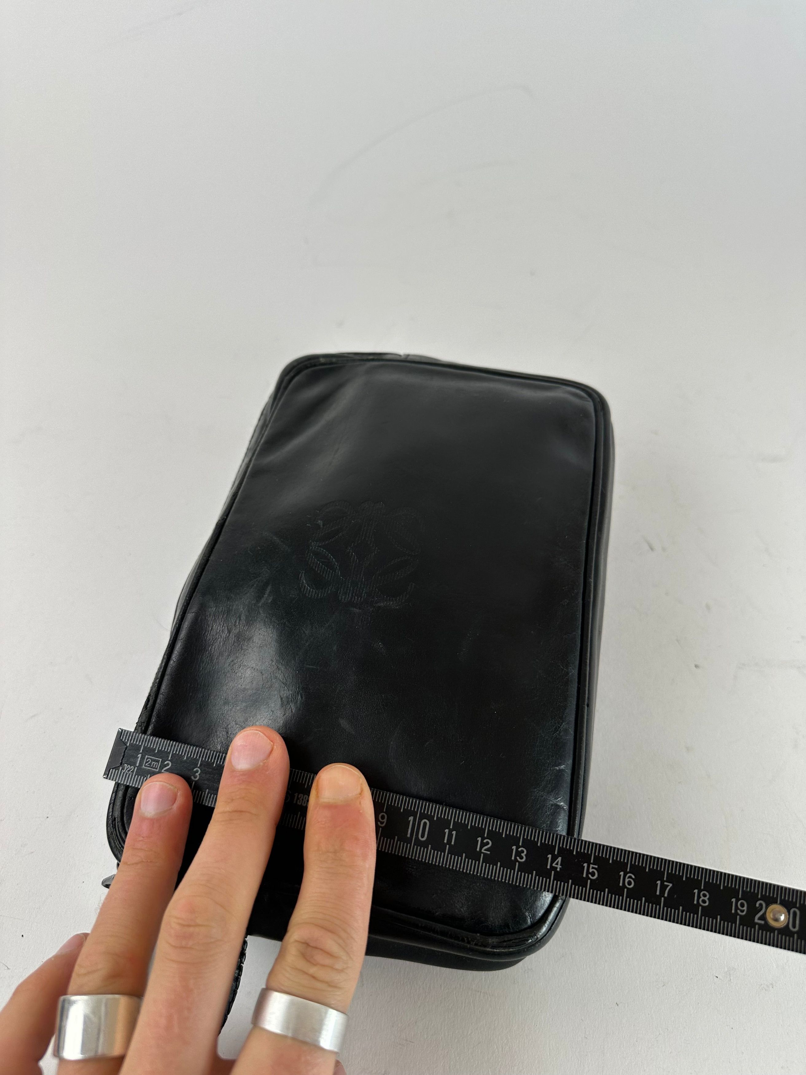 Loewe Vintage Madrid Leather Clutch Black Size ONE SIZE - 9 Thumbnail