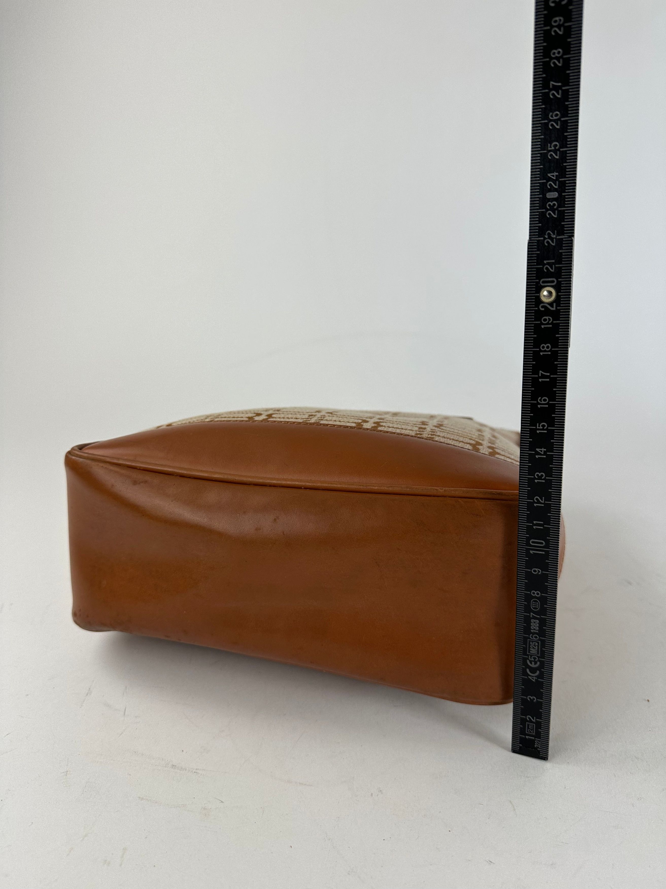 Balenciaga Vintage BB Monogram Handbag Beige Orange-Brown Size ONE SIZE - 11 Thumbnail