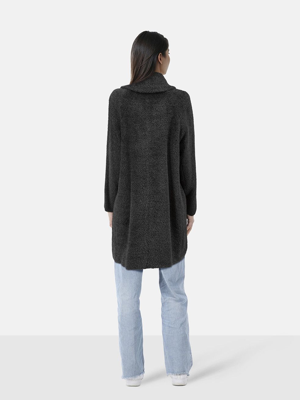 Max Mara Grey Alpaca Wool Coat Size M / US 6-8 / IT 42-44 - 2 Thumbnail