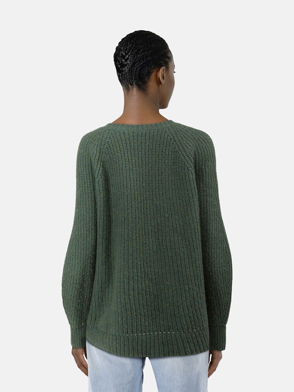 Loro Piana Green Cashmere Knit Jumper Size L / US 10 / IT 46 - 2 Thumbnail