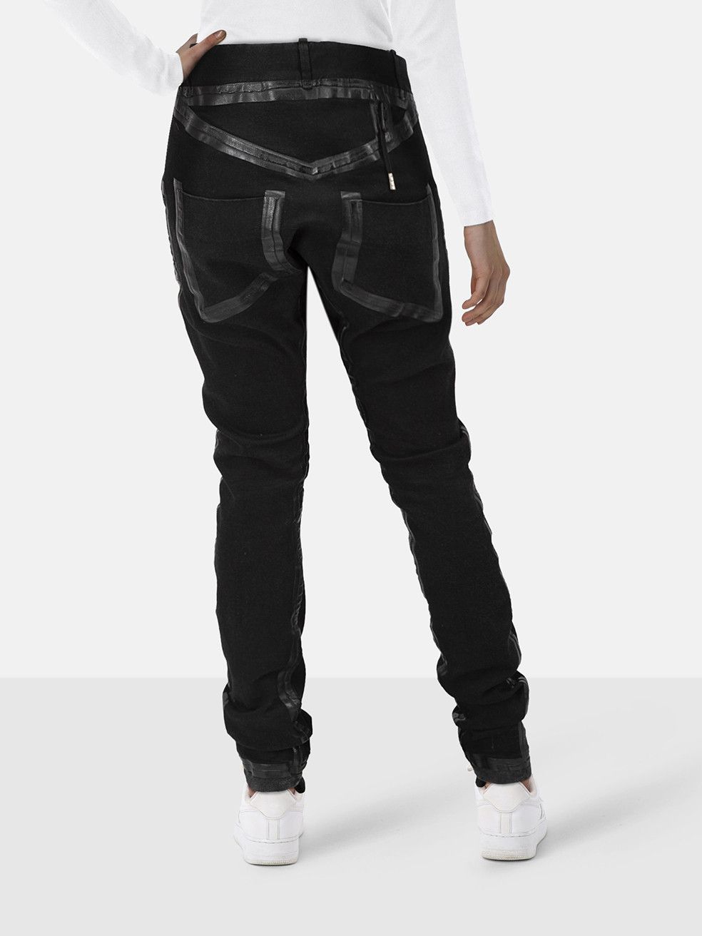 Boris Bidjan Saberi Black P14 Seam Taped Jeans Size 26" / US 2 / IT 38 - 2 Thumbnail