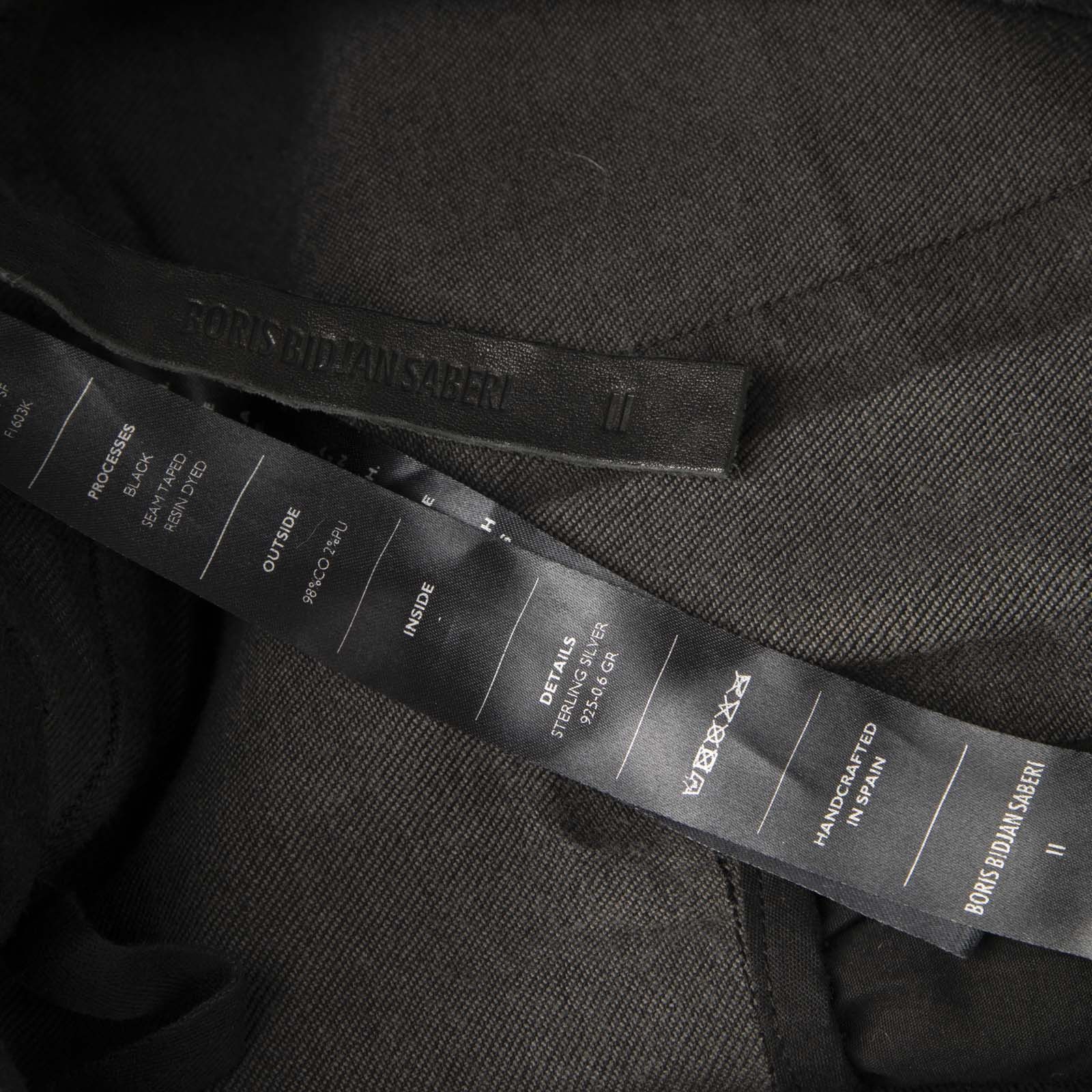Boris Bidjan Saberi Black P14 Seam Taped Jeans Size 26" / US 2 / IT 38 - 7 Thumbnail