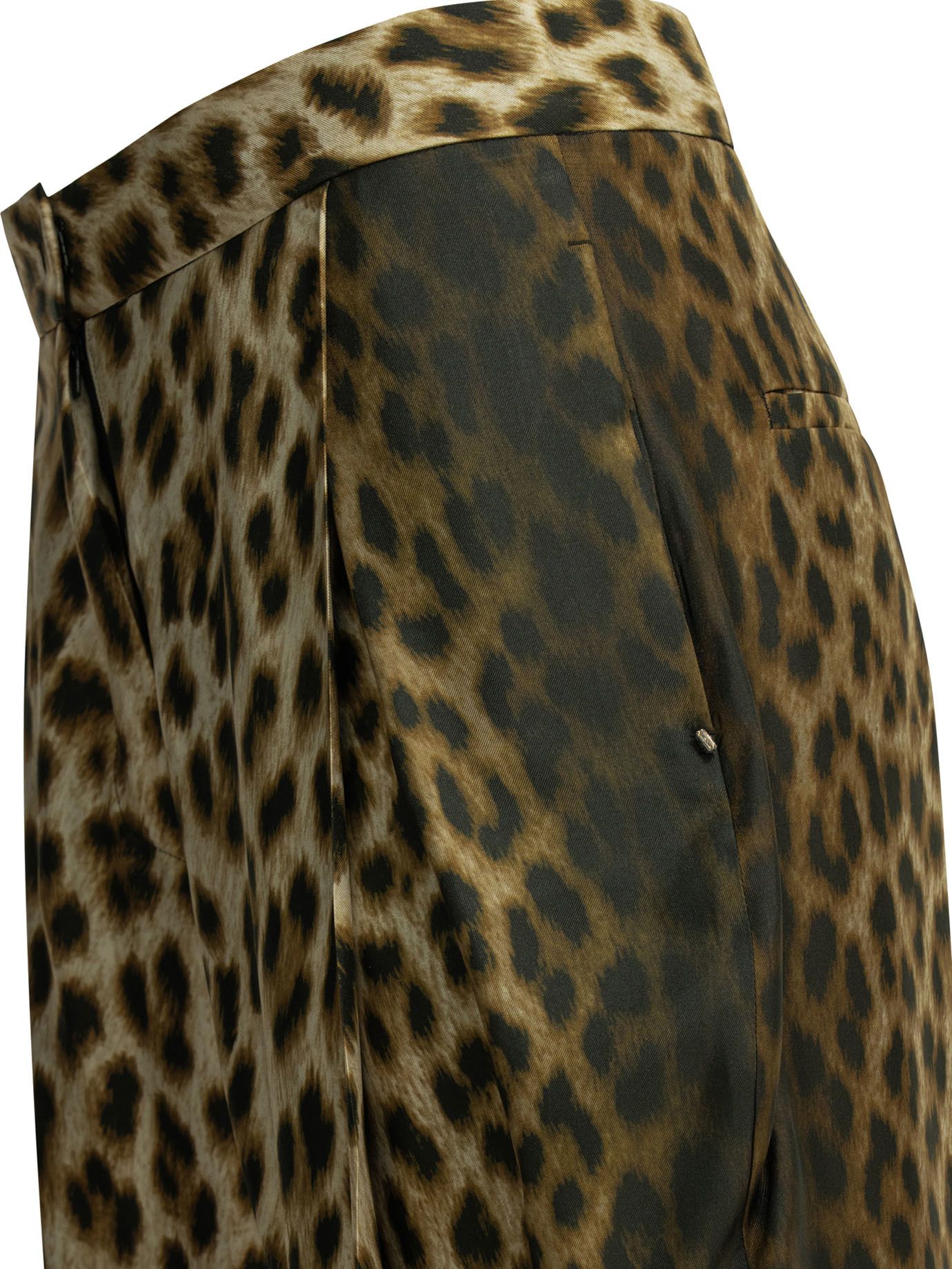 Max Mara Casual Animal Pants Size 26" / US 2 / IT 38 - 4 Thumbnail