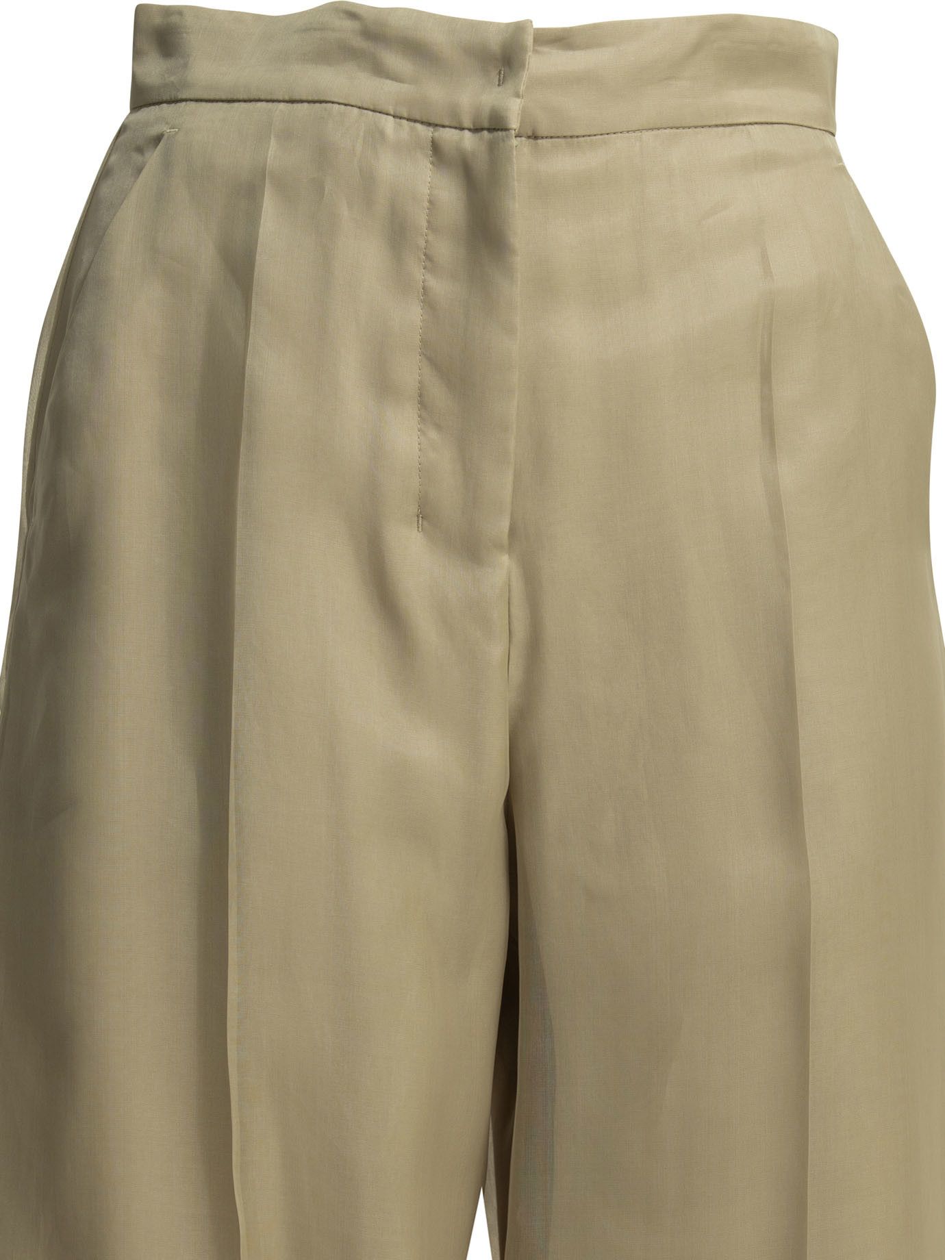 Max Mara Silk Tailored Pants Size 28" / US 6 / IT 42 - 3 Thumbnail