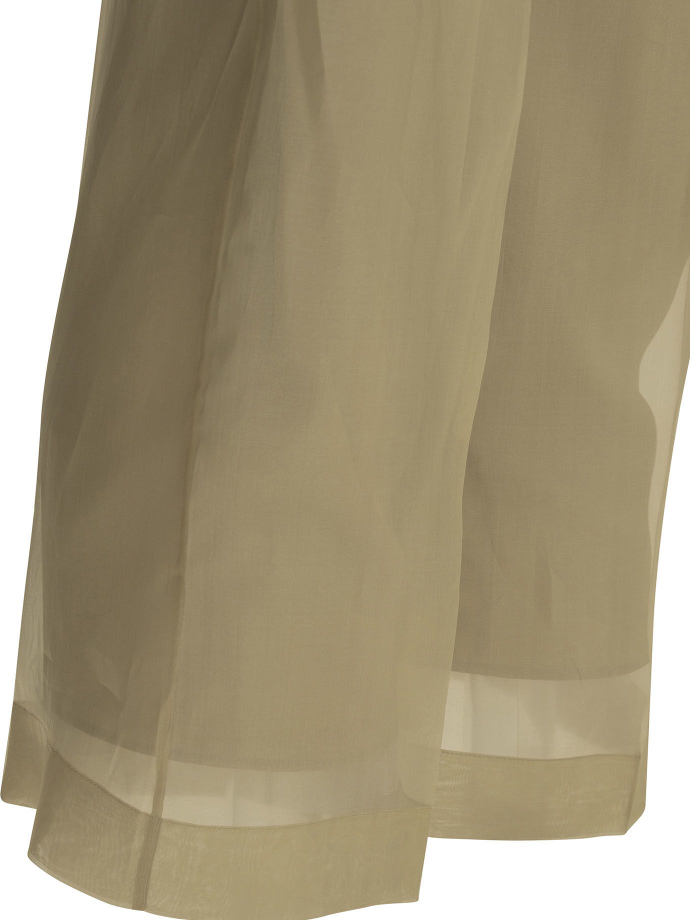 Max Mara Silk Tailored Pants Size 28" / US 6 / IT 42 - 4 Thumbnail