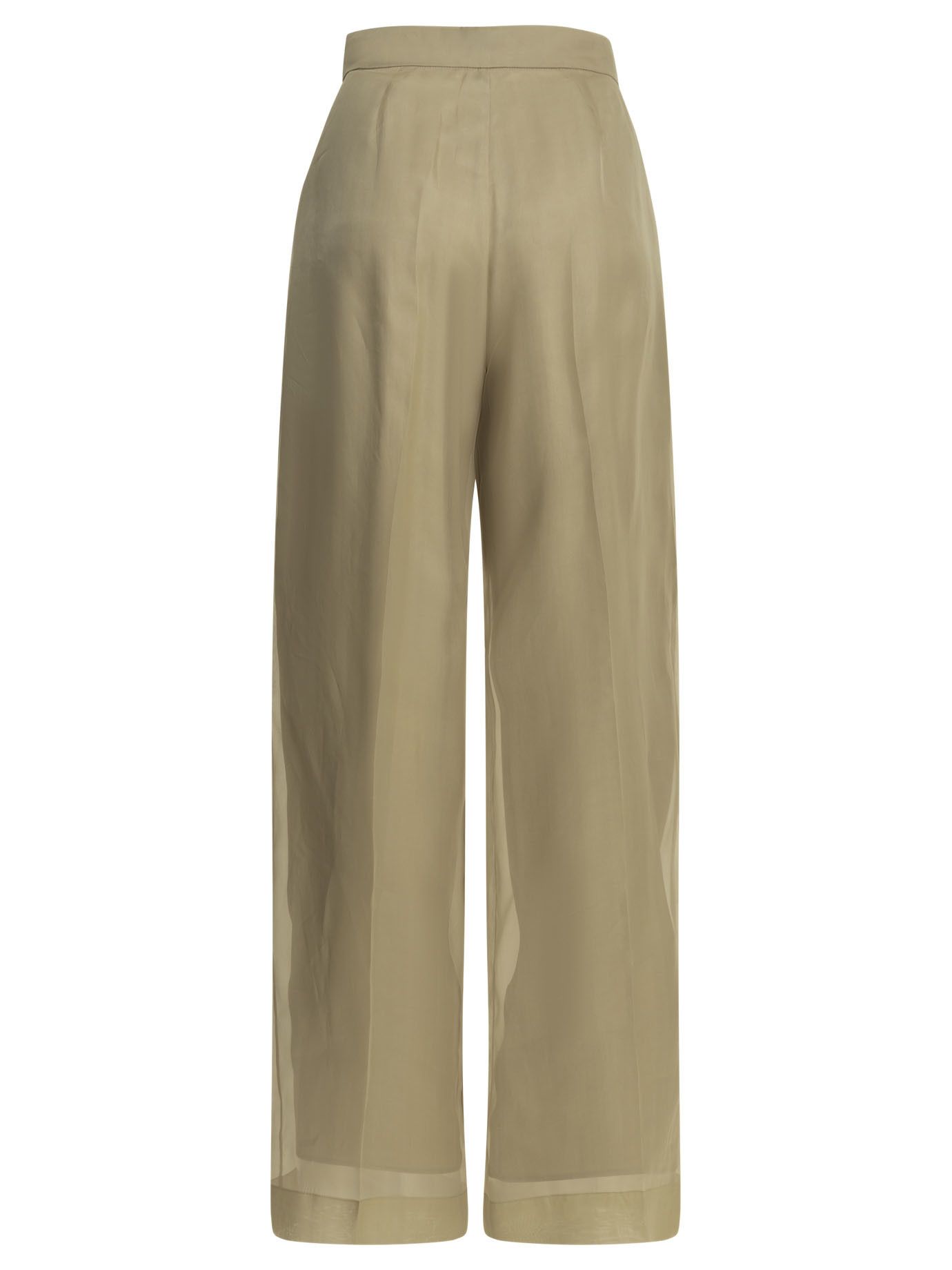 Max Mara Silk Tailored Pants Size 28" / US 6 / IT 42 - 2 Thumbnail