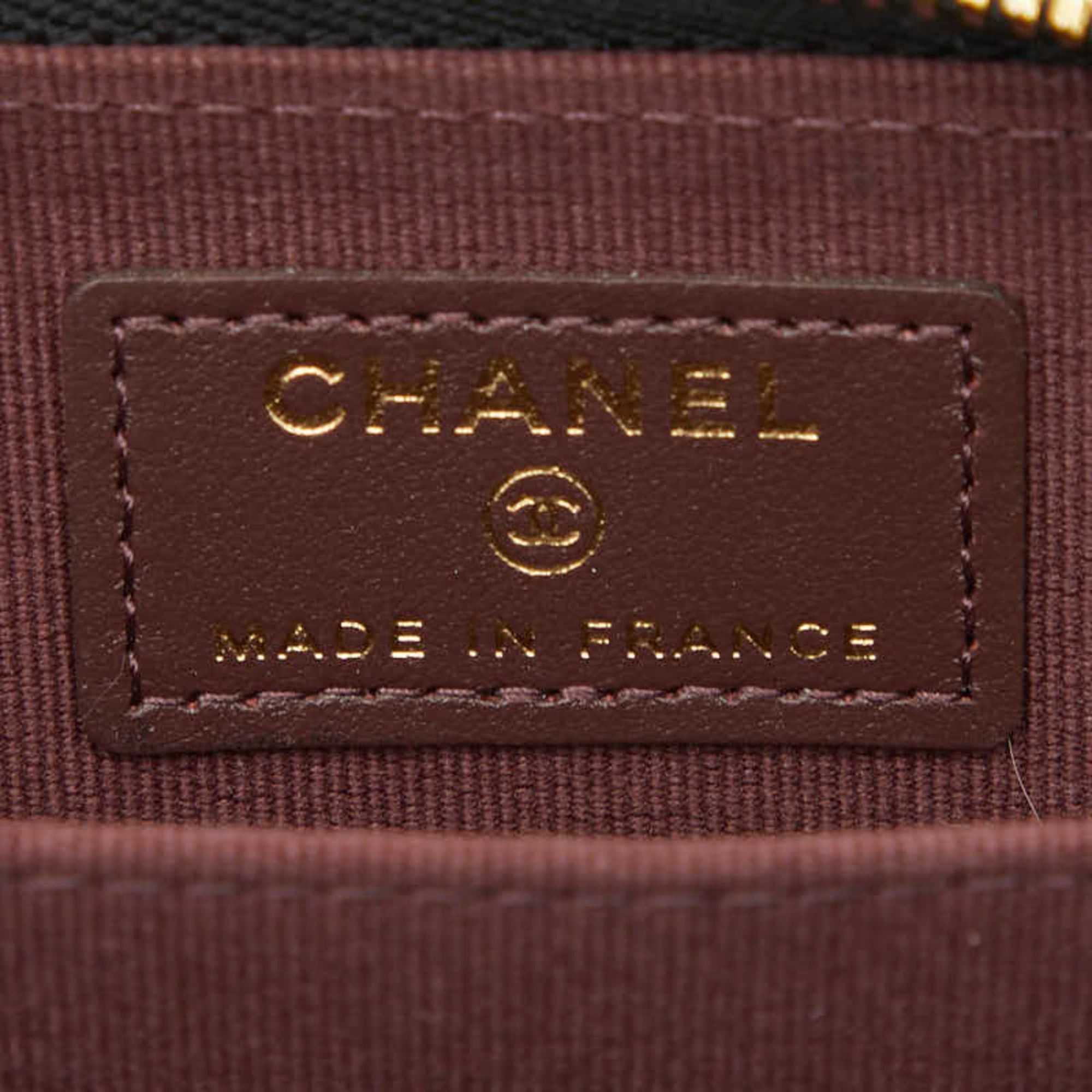 Chanel Chanel Coco Mark Matelassé Classic Zip Coin Purse Wallet/Coin Case AP0216 Black Caviar Leather Women's CHANEL Size ONE SIZE - 8 Thumbnail