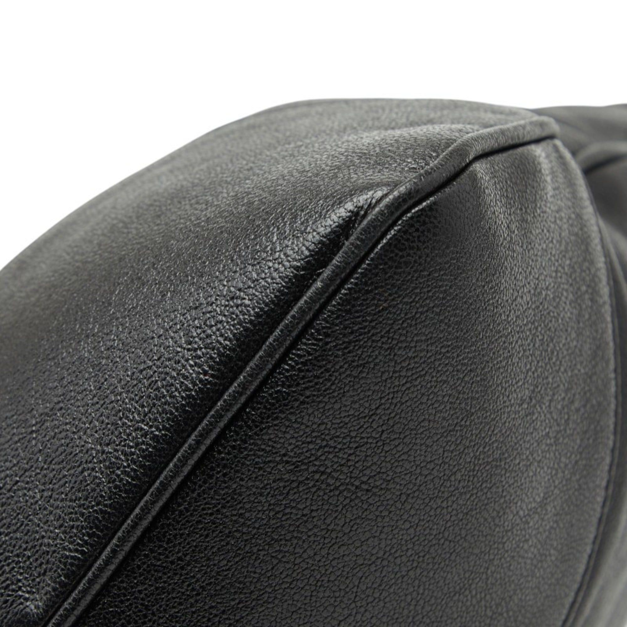 Gucci Gucci Horsebit 1955 Shoulder Bag, Drawstring, 602089, Black Leather, Women's, GUCCI Size ONE SIZE - 4 Thumbnail