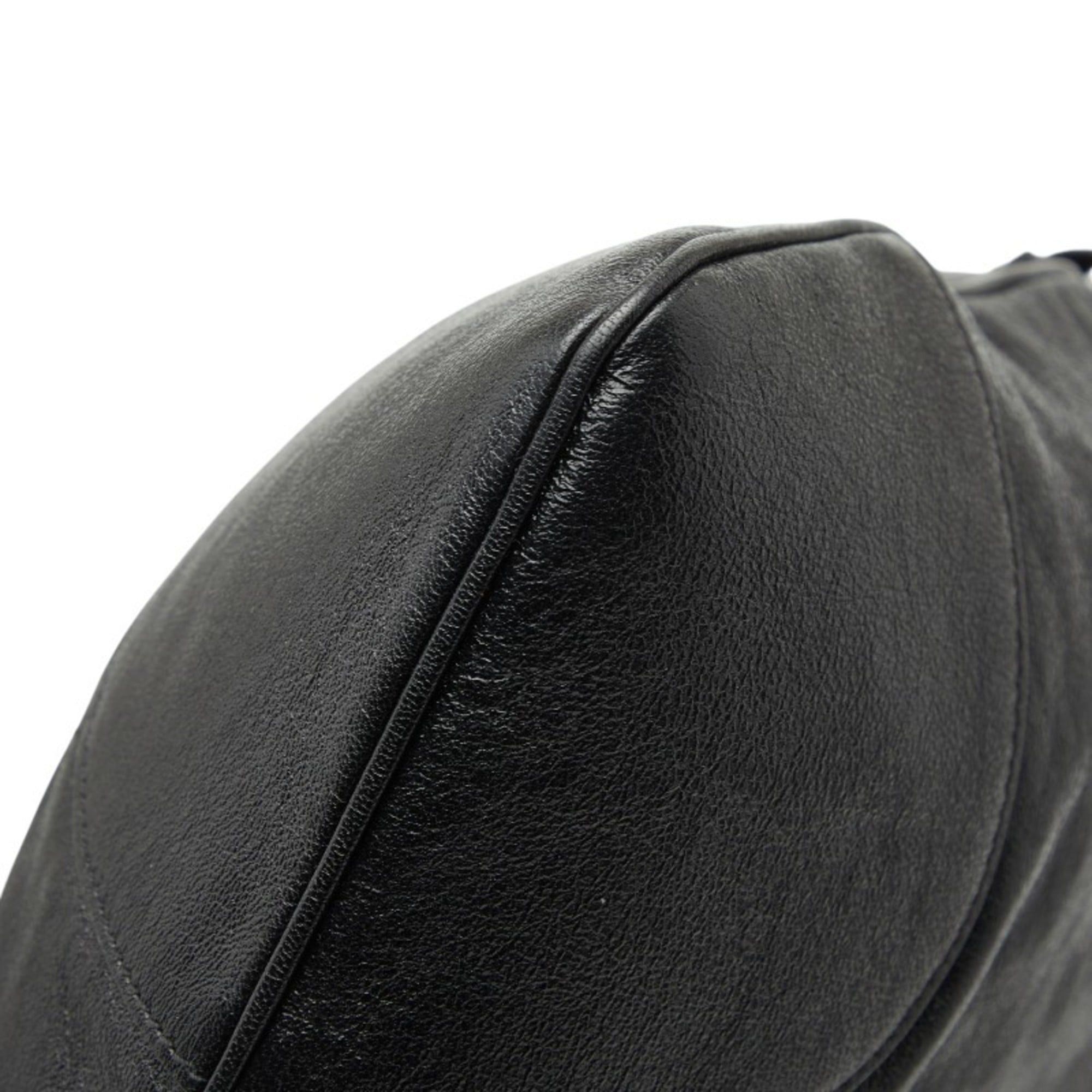Gucci Gucci Horsebit 1955 Shoulder Bag, Drawstring, 602089, Black Leather, Women's, GUCCI Size ONE SIZE - 5 Thumbnail