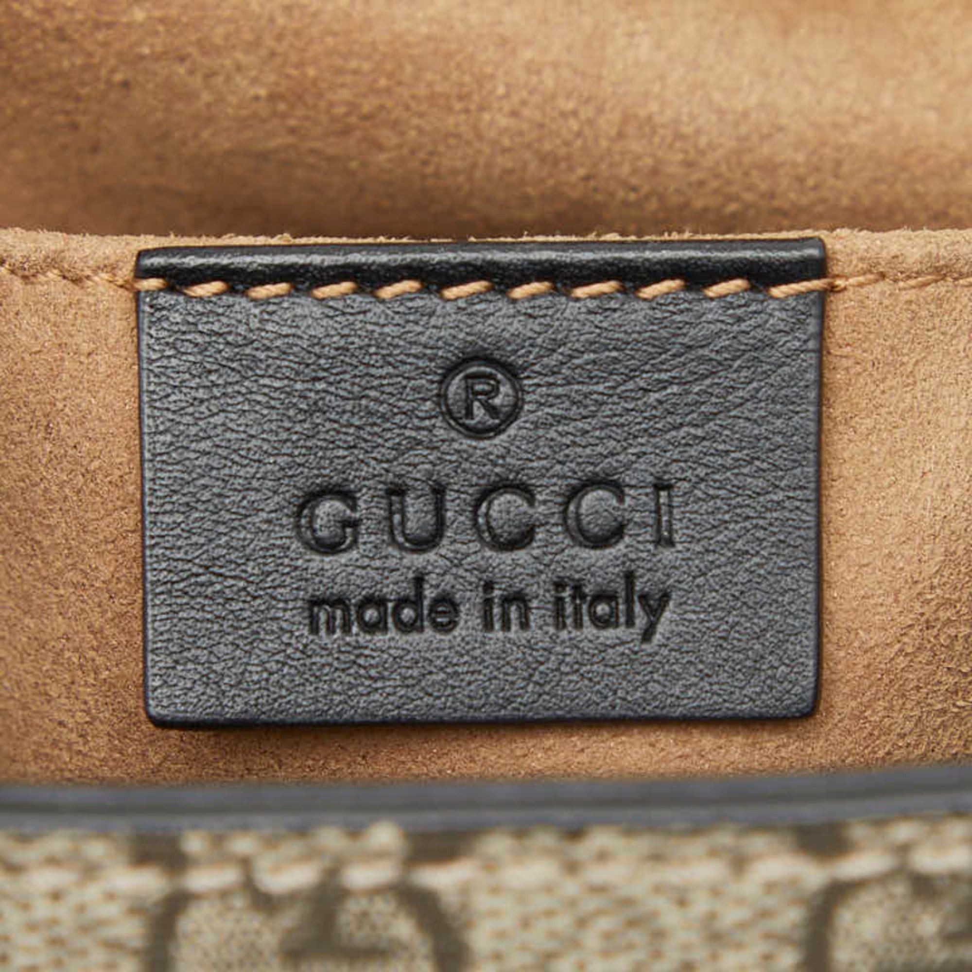 Gucci Gucci GG Supreme Padlock Backpack 498194 Beige Multicolor Leather Women's GUCCI Size ONE SIZE - 10 Thumbnail