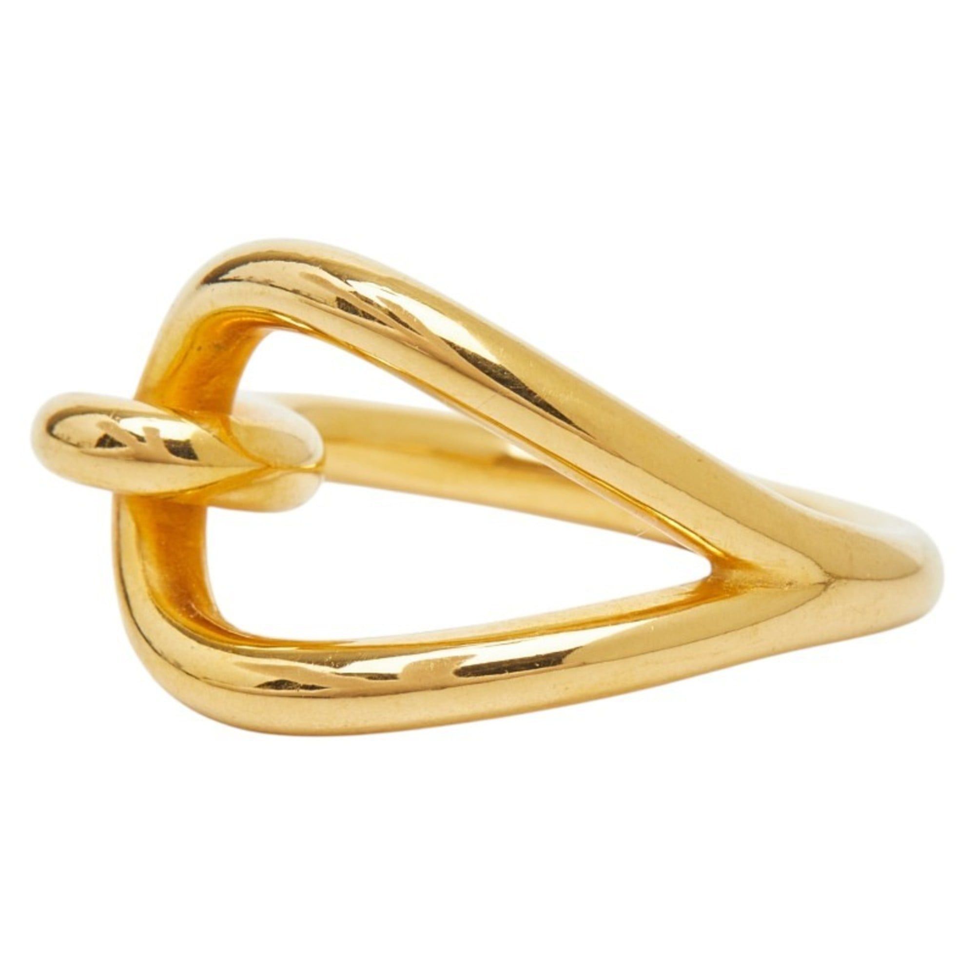 Hermes Hermes Jumbo Scarf Muffler Ring Gold Plated Women's HERMES Size ONE SIZE - 3 Thumbnail