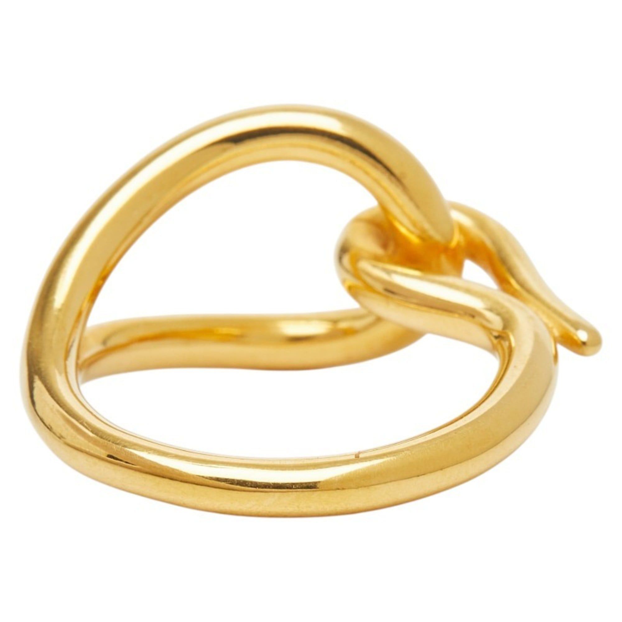 Hermes Hermes Jumbo Scarf Muffler Ring Gold Plated Women's HERMES Size ONE SIZE - 4 Thumbnail