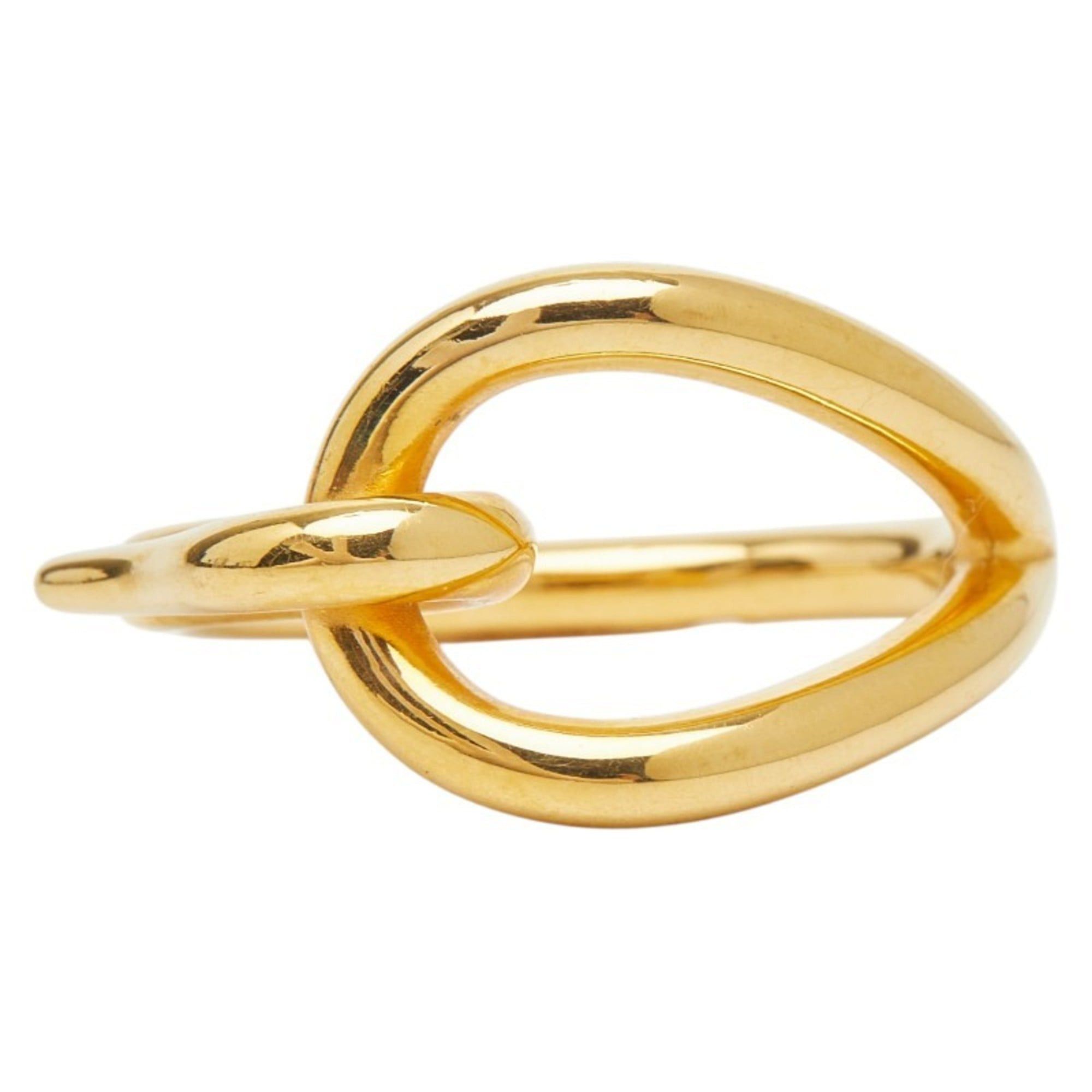 Hermes Hermes Jumbo Scarf Muffler Ring Gold Plated Women's HERMES Size ONE SIZE - 2 Thumbnail