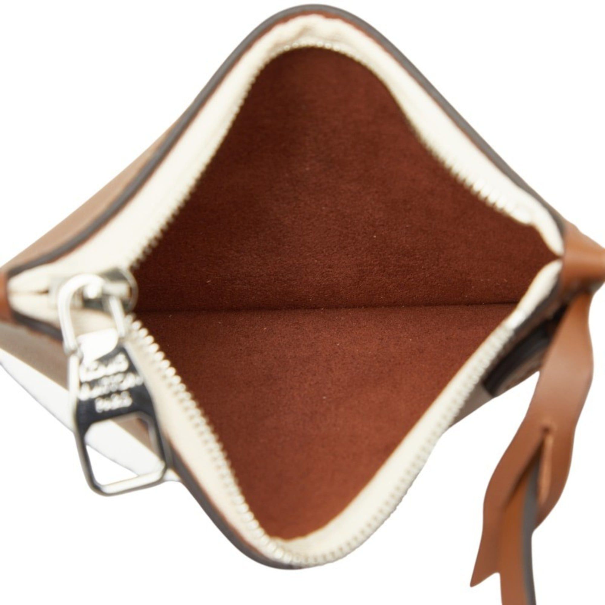 Louis Vuitton Louis Vuitton Mahina Hina Handbag with Pouch, Brown Leather, Women's LOUIS VUITTON Size ONE SIZE - 6 Thumbnail