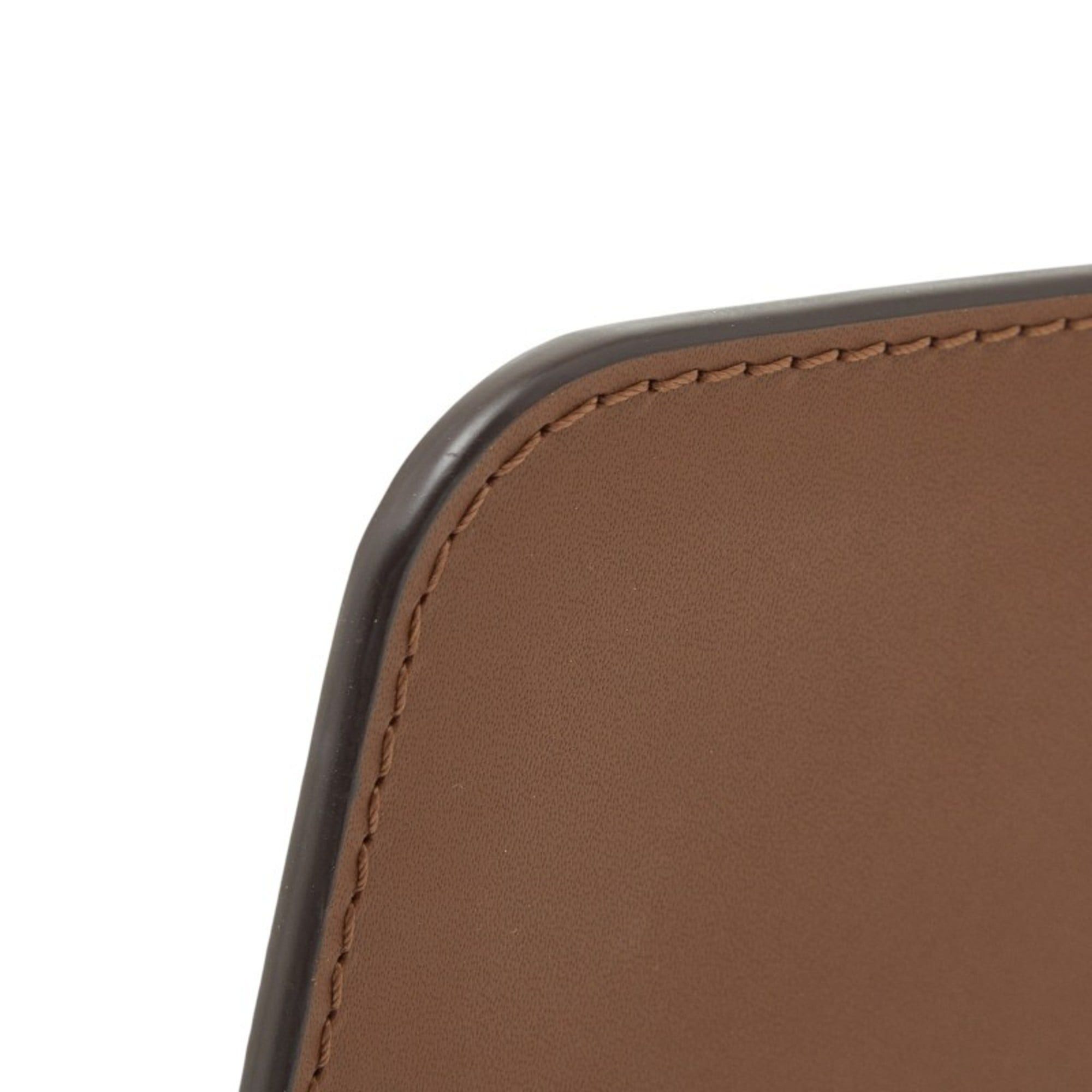 Louis Vuitton Louis Vuitton Mahina Hina Handbag with Pouch, Brown Leather, Women's LOUIS VUITTON Size ONE SIZE - 5 Thumbnail
