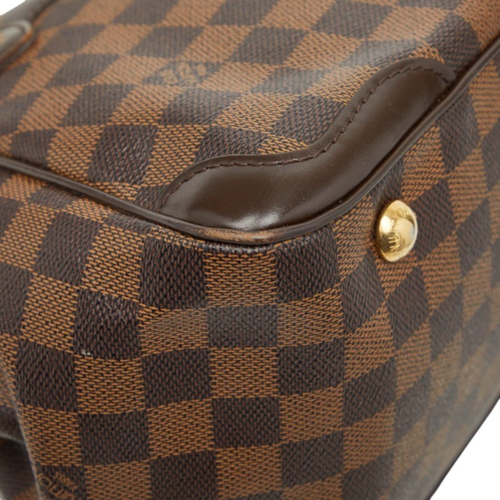 Louis Vuitton Louis Vuitton Damier Verona PM Handbag N41117 Brown Leather Women's LOUIS VUITTON Size ONE SIZE - 5 Thumbnail