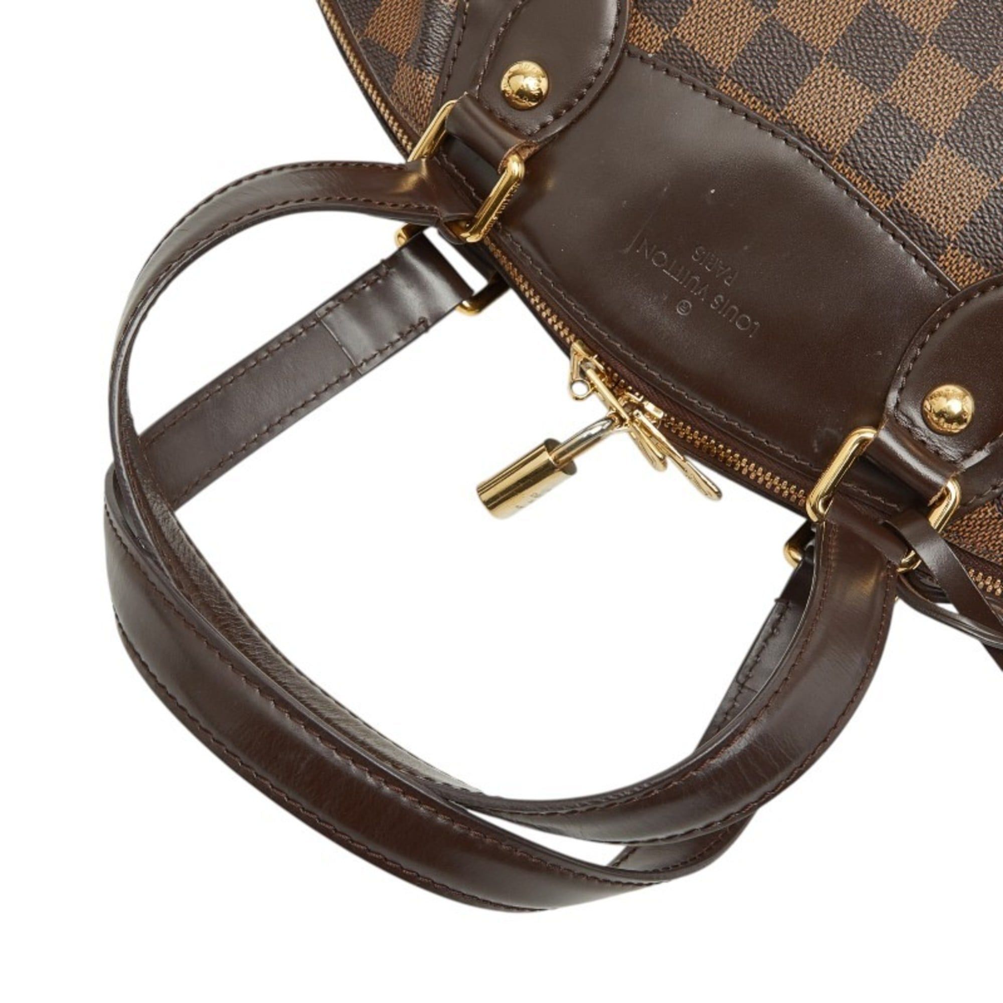 Louis Vuitton Louis Vuitton Damier Verona PM Handbag N41117 Brown Leather Women's LOUIS VUITTON Size ONE SIZE - 10 Thumbnail