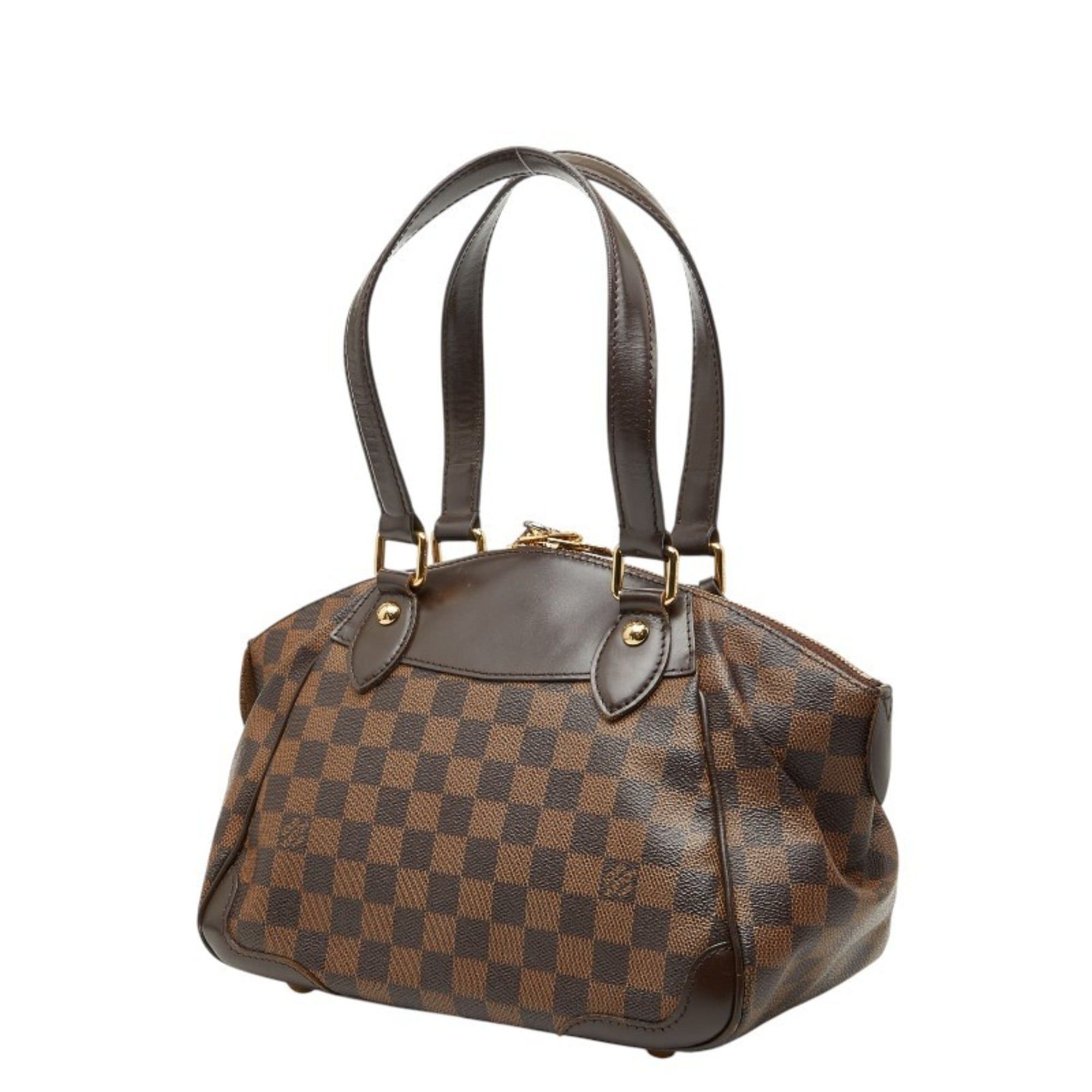 Louis Vuitton Louis Vuitton Damier Verona PM Handbag N41117 Brown Leather Women's LOUIS VUITTON Size ONE SIZE - 2 Thumbnail