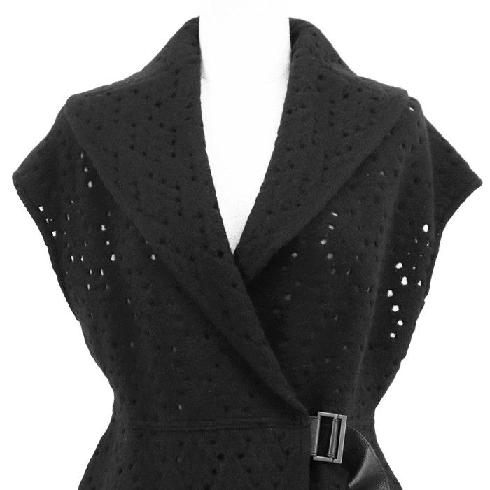 Other Other Foxey Wool Coat Textile Outerwear DUTY FREE for USA Size ONE SIZE - 2 Thumbnail