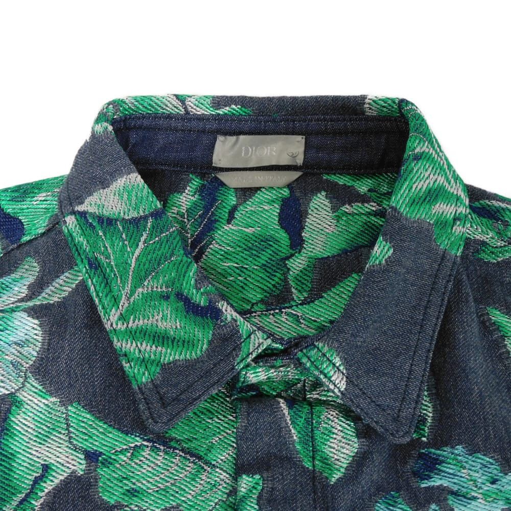Dior Dior Dior Denim Tears Flora Cotton Acetate Denim Jacket Textile Outerwear 393D592A325X DUTY FREE for USA Size ONE SIZE - 4 Thumbnail