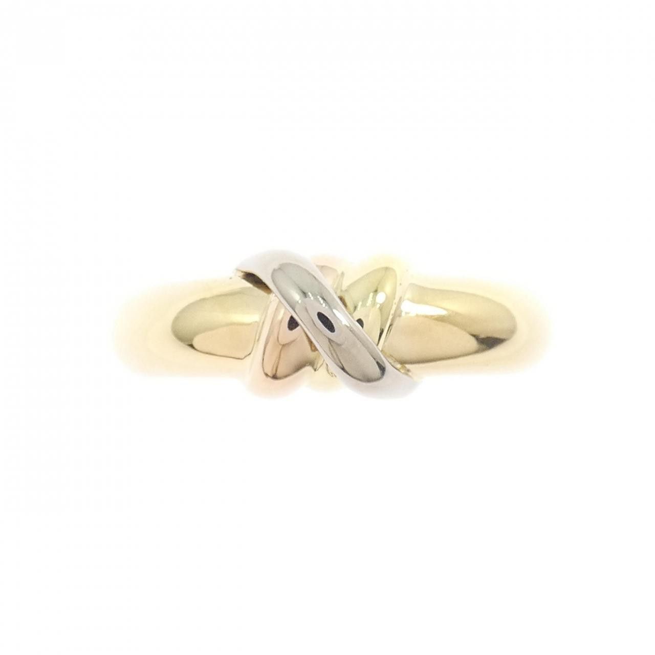 Cartier Cartier Cartier Thread 18K Tricolor Gold Ring Size 49 Precious Metal Ring DUTY FREE for USA Size ONE SIZE - 2 Thumbnail