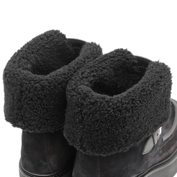 Hermes Hermes Hermes Hemisphere Suede Shearling Boots Leather Shoes DUTY FREE for USA Size ONE SIZE - 7 Thumbnail