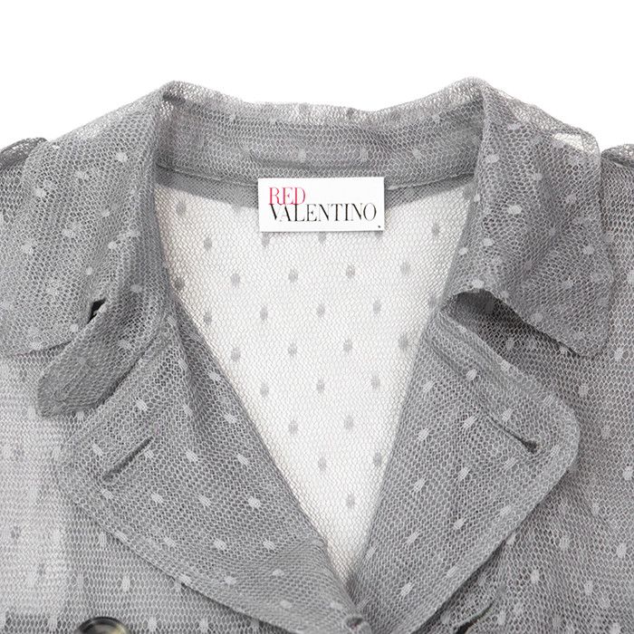 Other Other Red Valentino Lace Embroidery Trench Coat Plastic / Synthetic Outerwear DUTY FREE for USA Size ONE SIZE - 13 Thumbnail