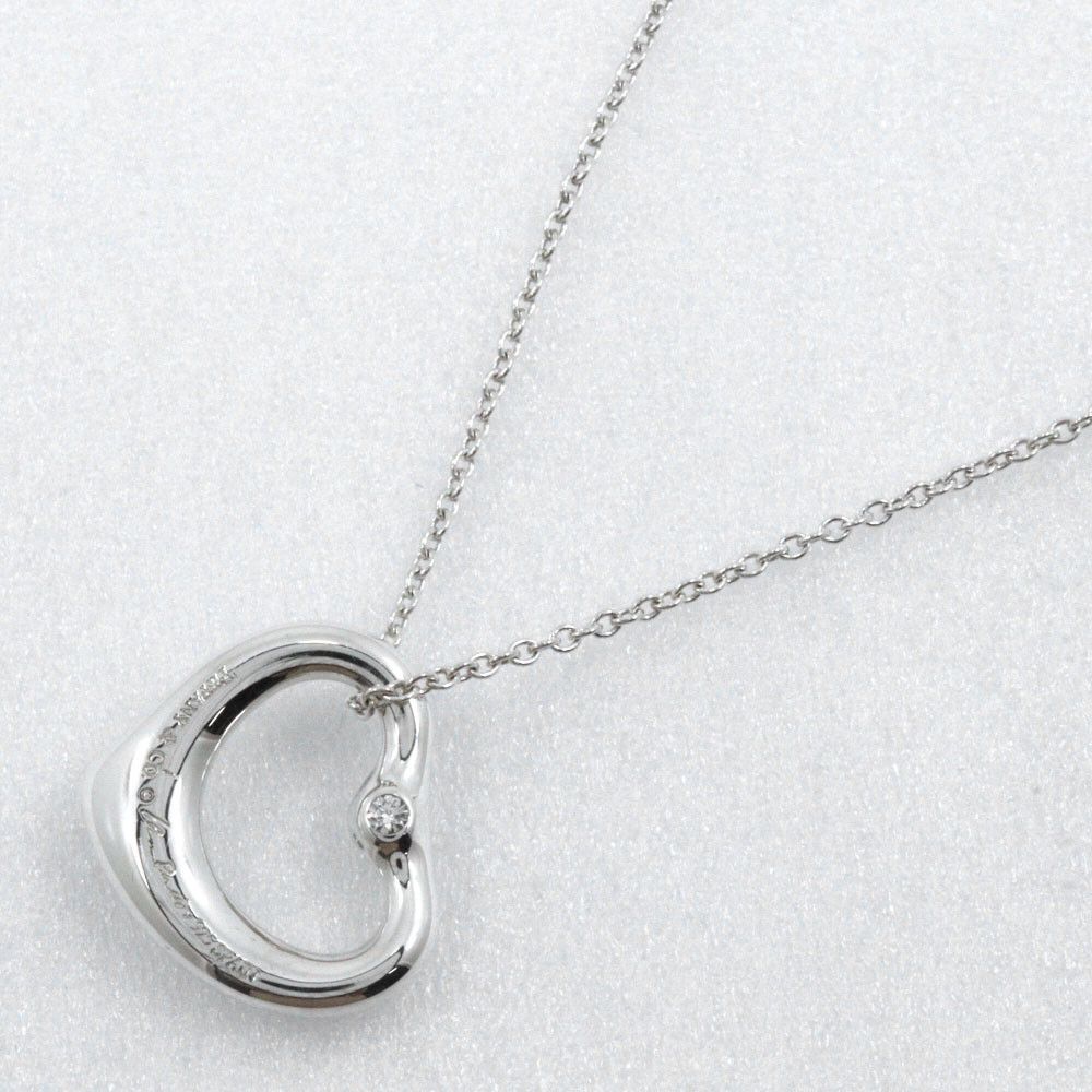 Tiffany & Co. Tiffany & Co. Tiffany & Co. Open Heart Silver925 Diamond Necklace Precious Metal Necklace DUTY FREE for USA Size ONE SIZE - 11 Thumbnail