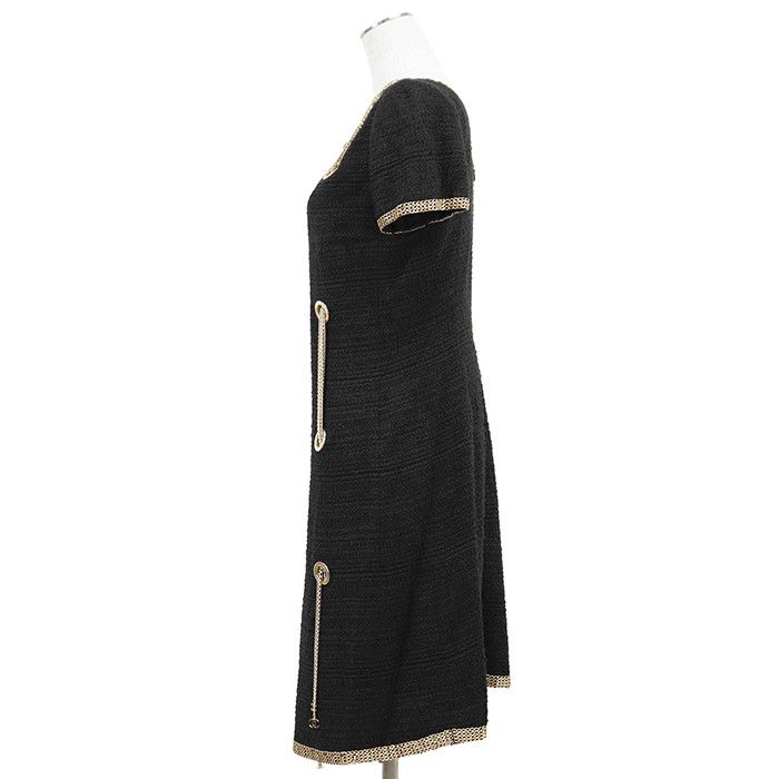 Chanel Chanel Chanel Silk Rayon Wool Dress Textile Dresses 08P P33030 DUTY FREE for USA Size ONE SIZE - 18 Thumbnail