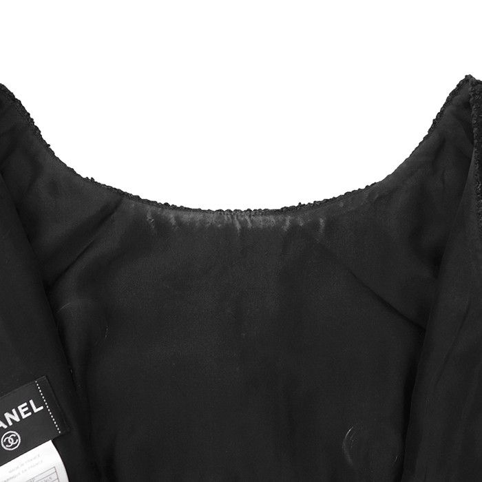 Chanel Chanel Chanel Silk Rayon Wool Dress Textile Dresses 08P P33030 DUTY FREE for USA Size ONE SIZE - 8 Thumbnail