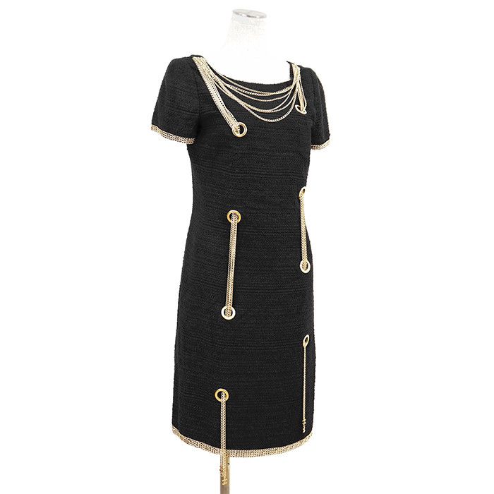 Chanel Chanel Chanel Silk Rayon Wool Dress Textile Dresses 08P P33030 DUTY FREE for USA Size ONE SIZE - 11 Thumbnail