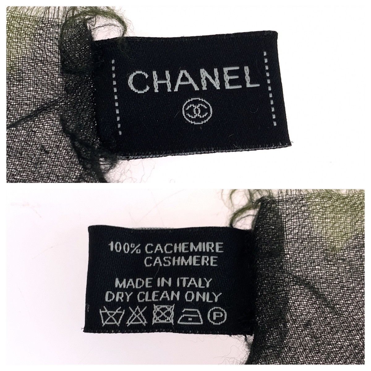 Chanel Chanel Chanel Cashmere Large Scarf Textile Scarf DUTY FREE for USA Size ONE SIZE - 3 Thumbnail