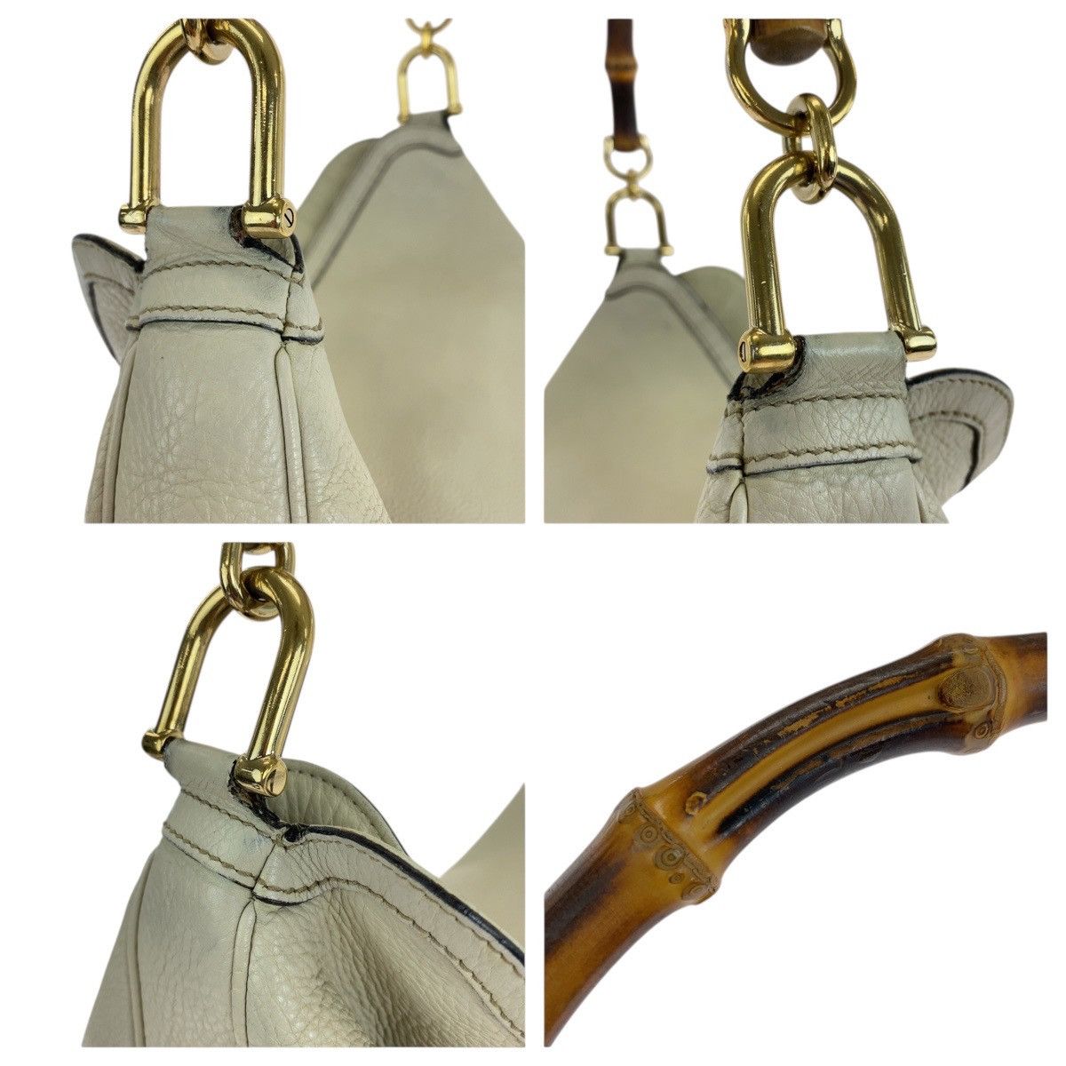 Gucci Gucci Gucci Bamboo Leather 2way bag Leather Shoulder Bag 282315 DUTY FREE for USA Size ONE SIZE - 4 Thumbnail