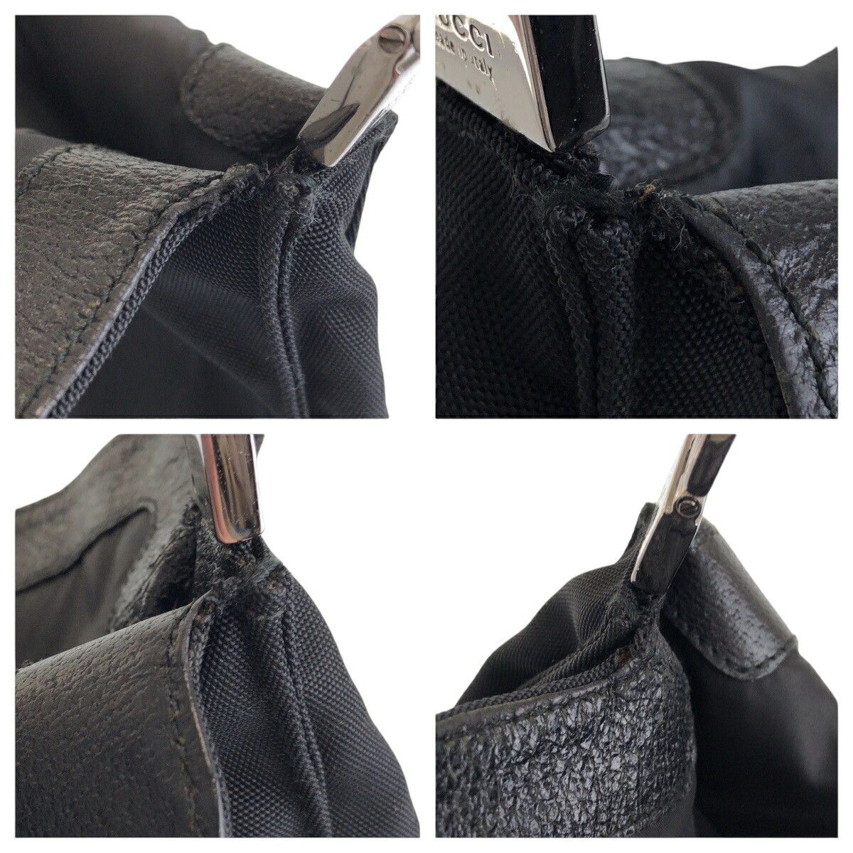 Gucci Gucci Gucci Jackie Nylon Shoulder Bag Textile Shoulder Bag 0013355 DUTY FREE for USA Size ONE SIZE - 6 Thumbnail