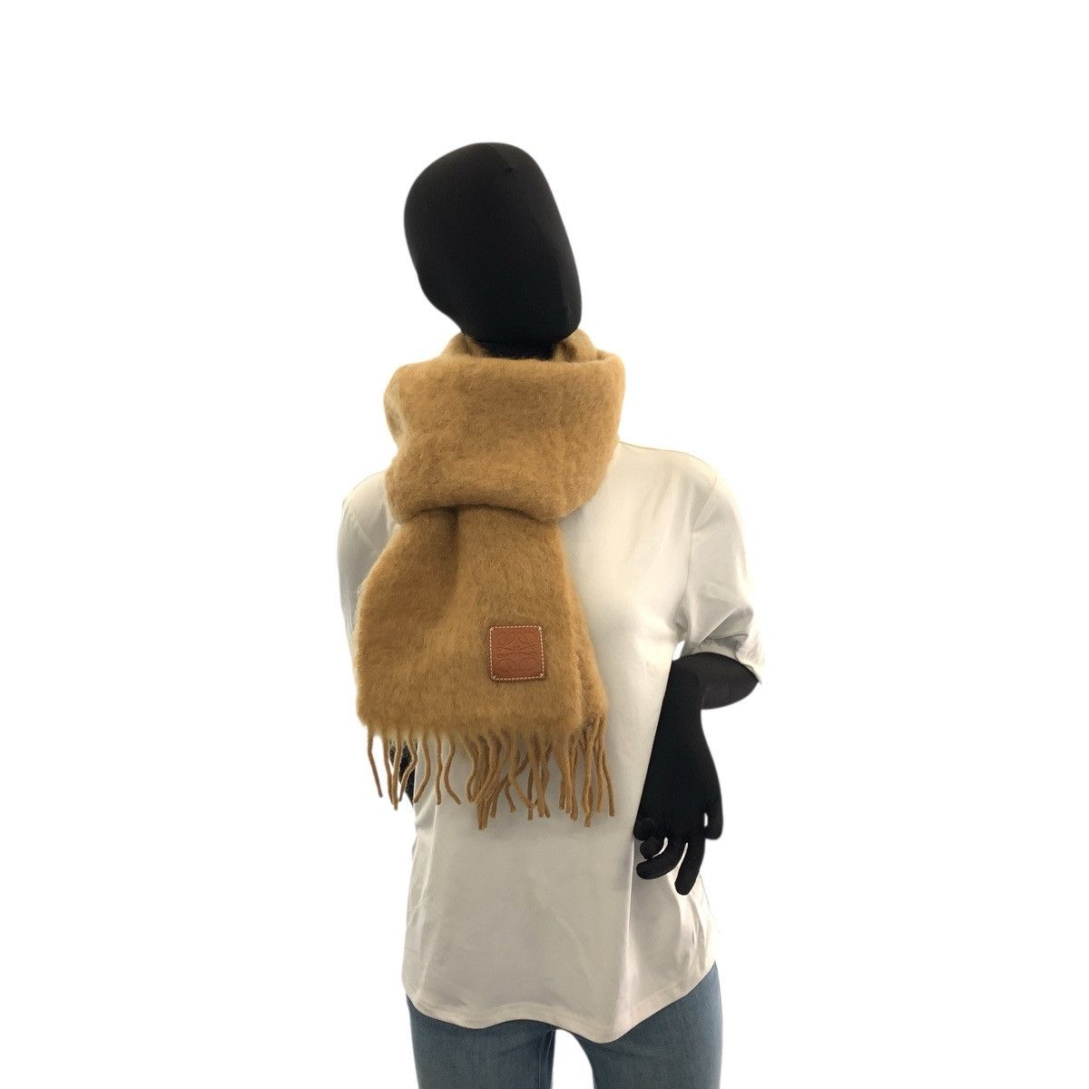 Loewe Loewe Loewe Wool Mohair Scarf Textile Scarf A-28003861 DUTY FREE for USA Size ONE SIZE - 9 Thumbnail