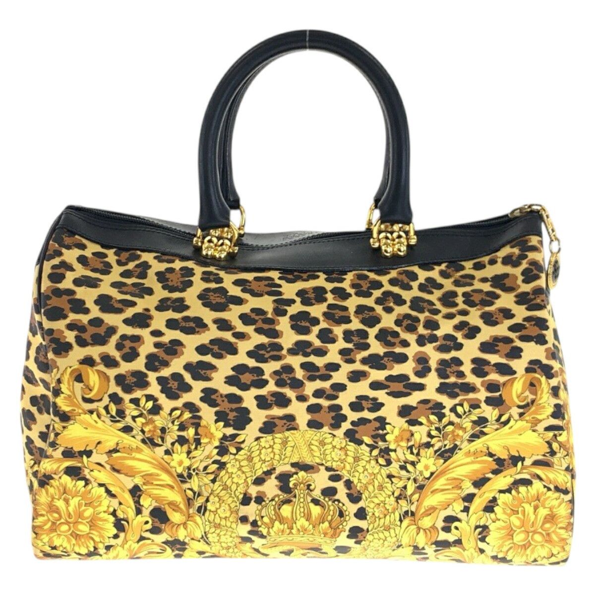 Versace Versace Versace PVC Leather Boston Bag Plastic / Synthetic Handbag DUTY FREE for USA Size ONE SIZE - 2 Thumbnail