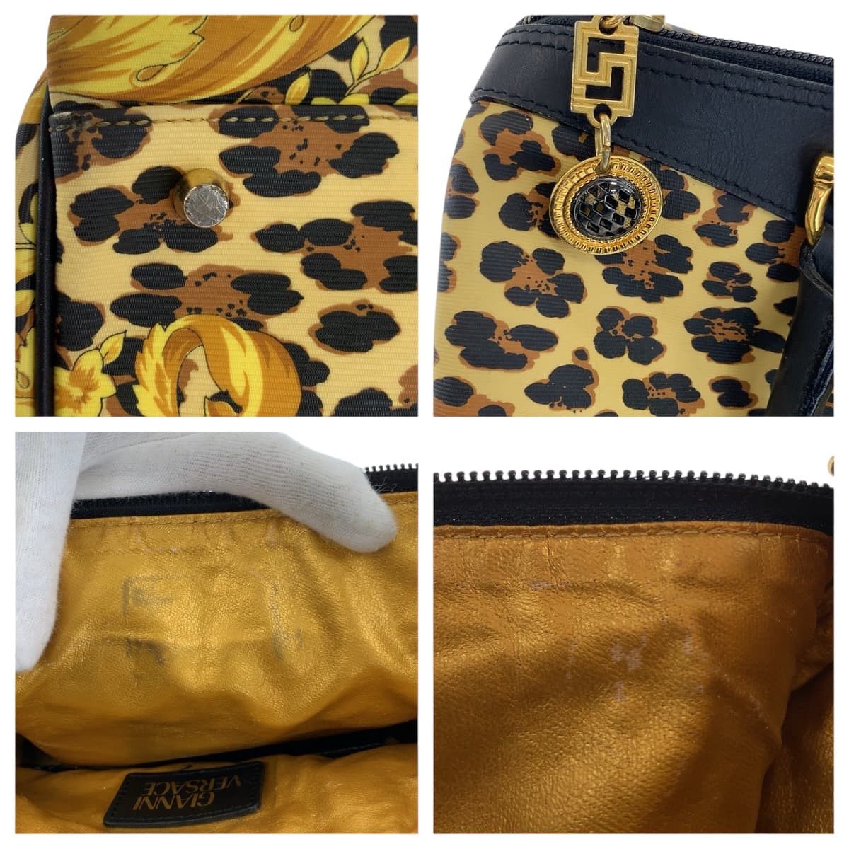 Versace Versace Versace PVC Leather Boston Bag Plastic / Synthetic Handbag DUTY FREE for USA Size ONE SIZE - 8 Thumbnail