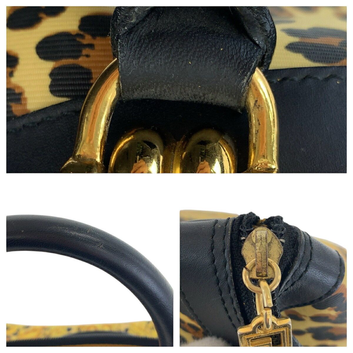 Versace Versace Versace PVC Leather Boston Bag Plastic / Synthetic Handbag DUTY FREE for USA Size ONE SIZE - 7 Thumbnail