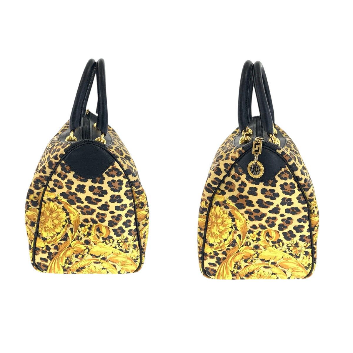 Versace Versace Versace PVC Leather Boston Bag Plastic / Synthetic Handbag DUTY FREE for USA Size ONE SIZE - 4 Thumbnail