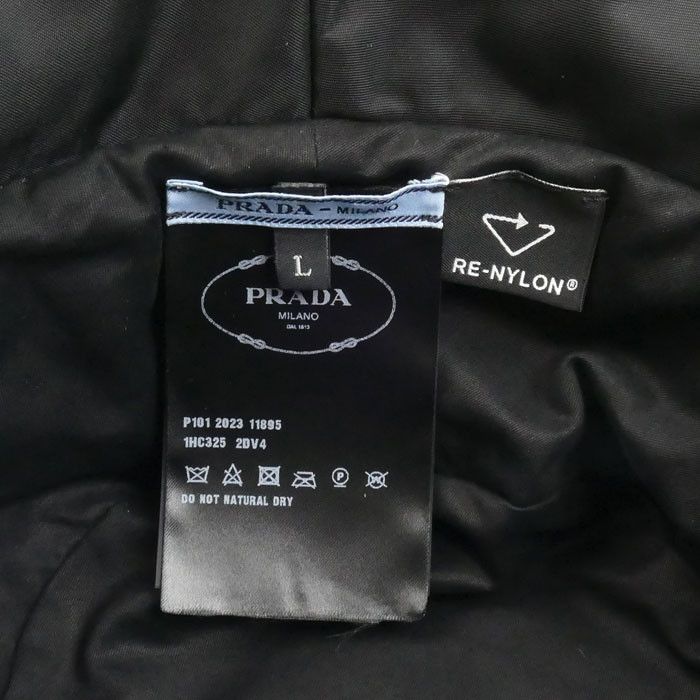 Prada Prada Prada Triangle Logo Nylon Bucket Hat Textile Hats 1HC3252DV4 DUTY FREE for USA Size ONE SIZE - 4 Thumbnail