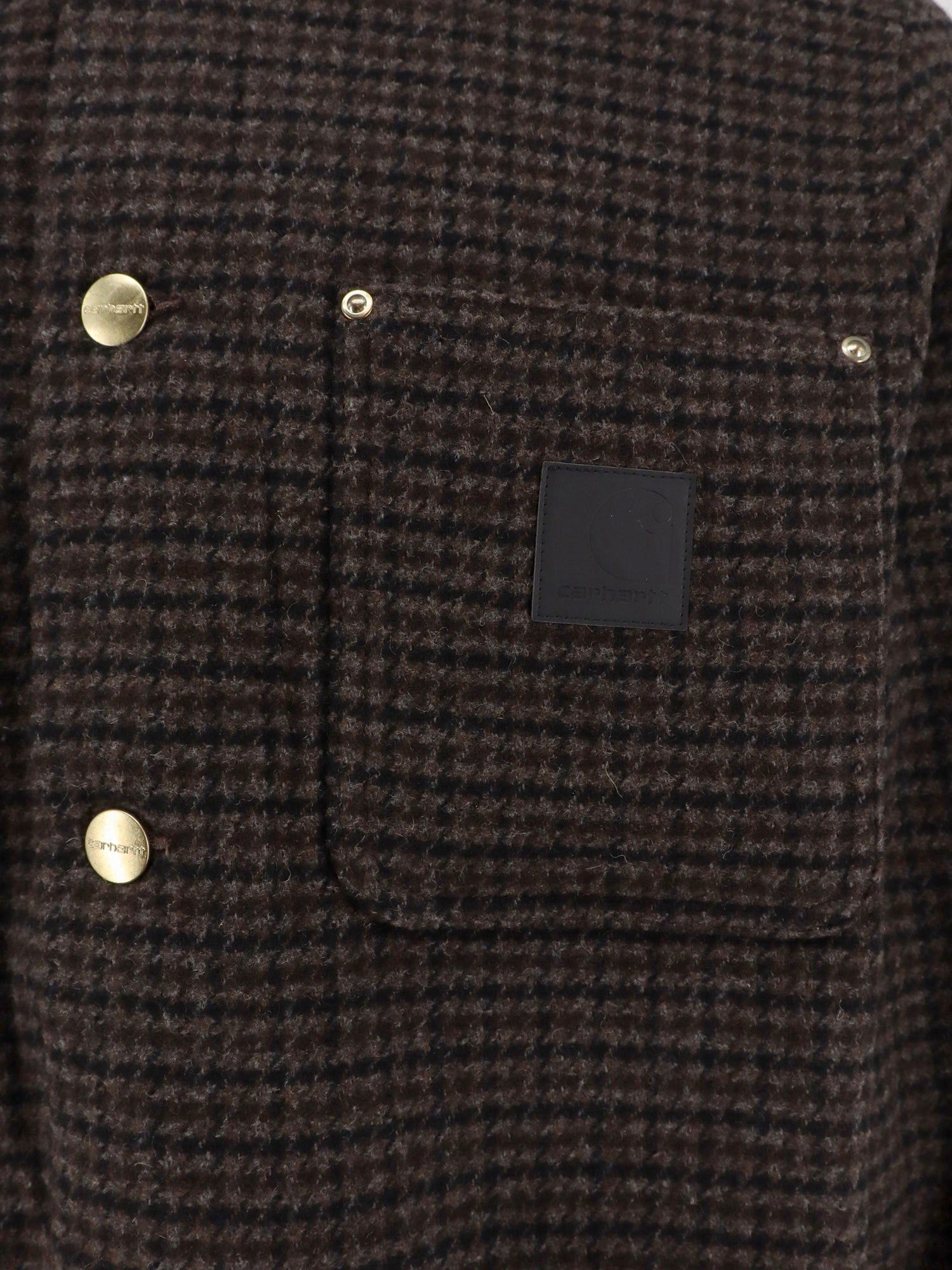 Carhartt Wip Lowis jacket with houndstooth pattern L - USA Tariffs Included Size US L / EU 52-54 / 3 - 3 Thumbnail