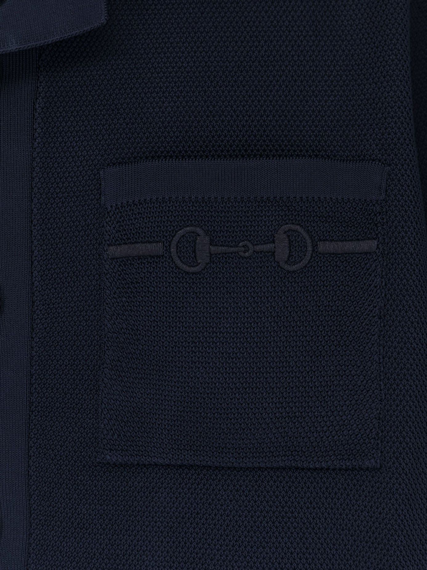 Gucci Gucci Viscose blend polo shirt with front Horsebit embroidery Tag Size L Men - USA Tariffs Included Size US L / EU 52-54 / 3 - 3 Thumbnail