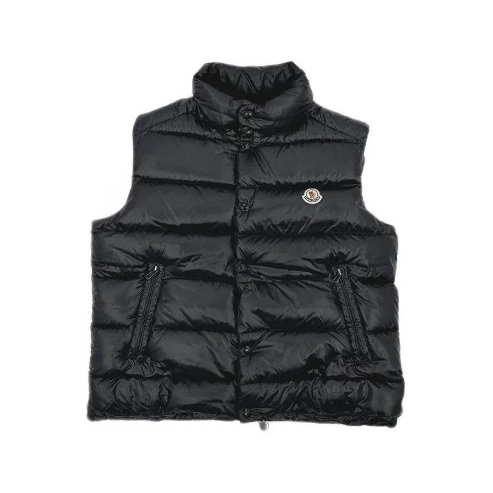 Moncler Moncler FW21 Tib Logo Paint Finish Down Vest Size US XXL / EU 58 / 5 - 2 Thumbnail