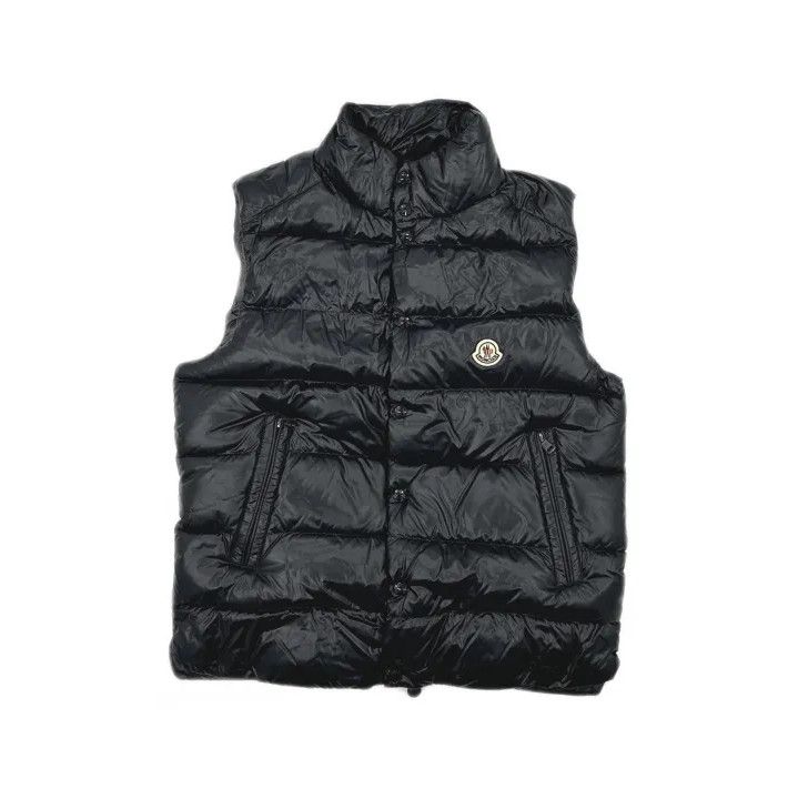 Moncler Moncler FW21 Tib Logo Black Down Vest Unisex Size US L / EU 52-54 / 3 - 2 Thumbnail