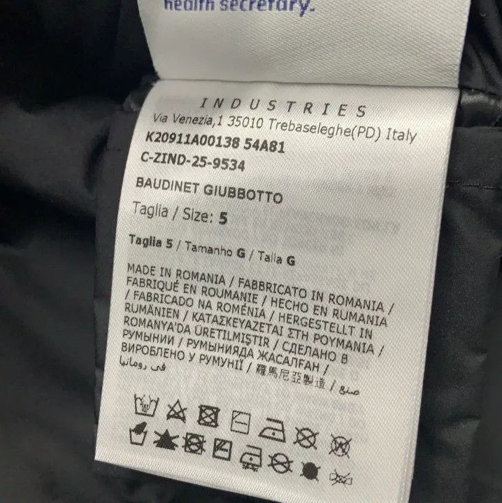 Moncler Moncler Baudinet Short Down Jacket with Logo Trim Size US XXL / EU 58 / 5 - 2 Thumbnail