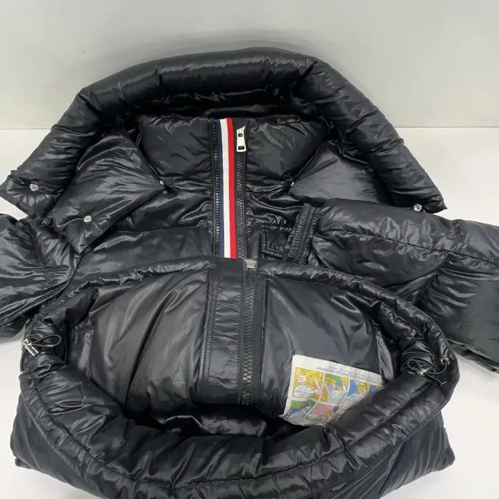 Moncler Moncler Montbeliard FW24 Striped Zip Hooded Down Jacket Size US M / EU 48-50 / 2 - 10 Thumbnail