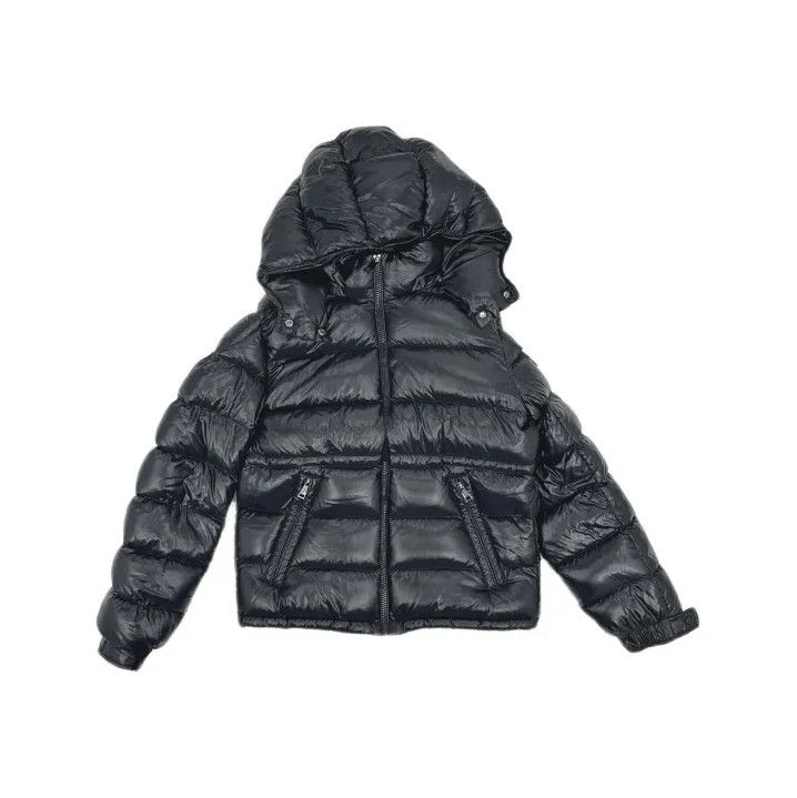 Moncler Moncler Kids Solid Logo Zip Puffer Jacket Size US M / EU 48-50 / 2 - 2 Thumbnail