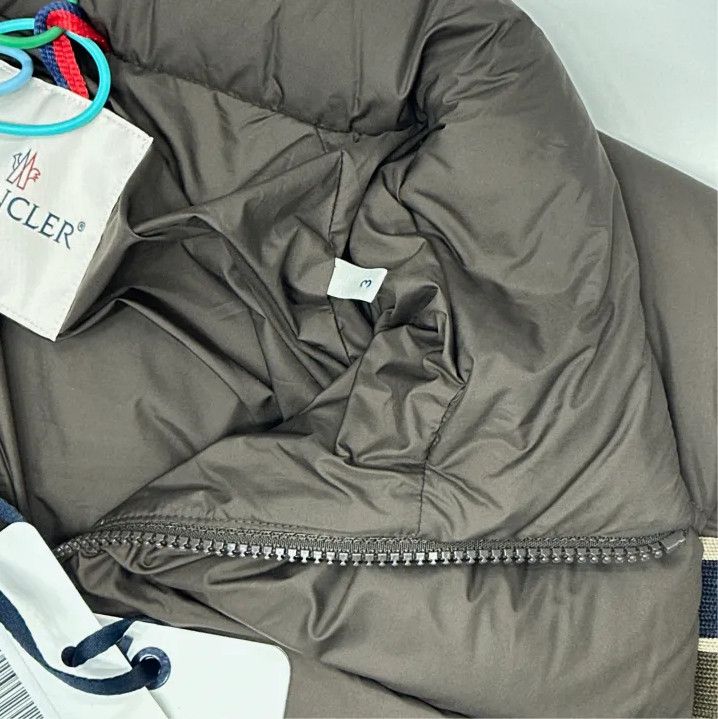 Moncler Moncler Solayan FW24 Down Jacket with Striped Sleeves Size US L / EU 52-54 / 3 - 4 Thumbnail